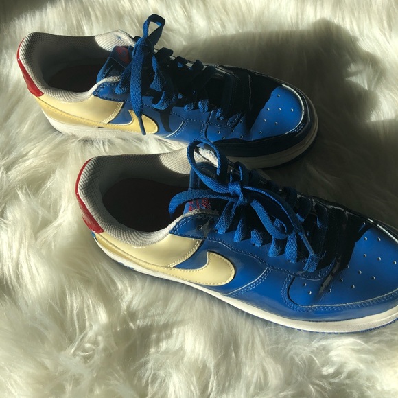 Nike Shoes | Nike Patent Leather Forces Unisex | Poshmark